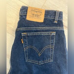 Vintage Levi's Women's Straight Leg Blue Jeans